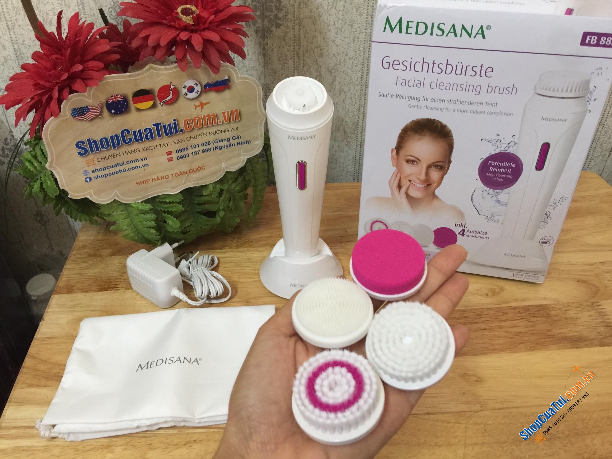 MÁY RỬA MẶT MEDISANA FB 885