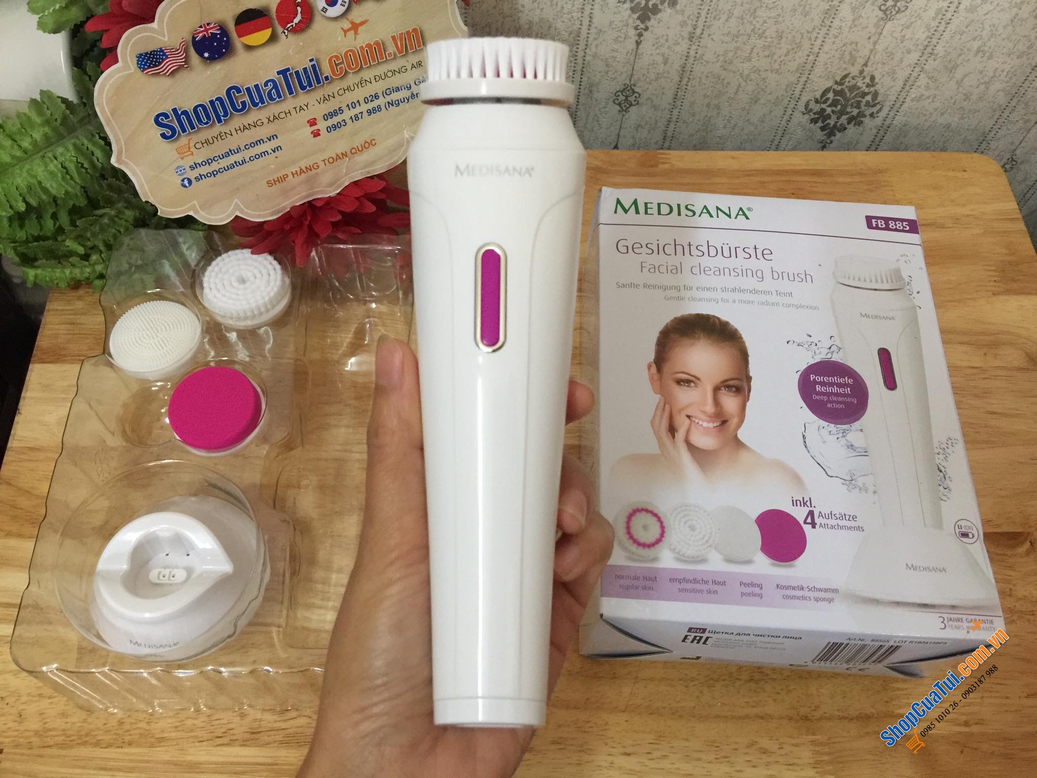 MÁY RỬA MẶT MEDISANA FB 885