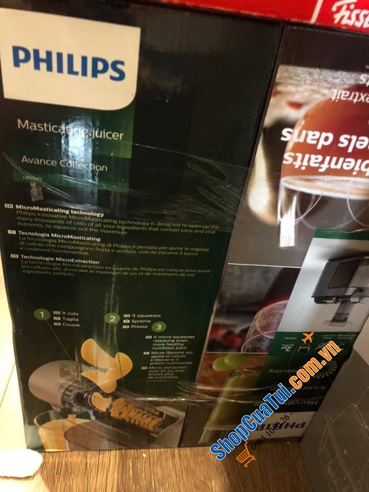 MÁY ÉP CHẬM PHILIPS HR 1949/20