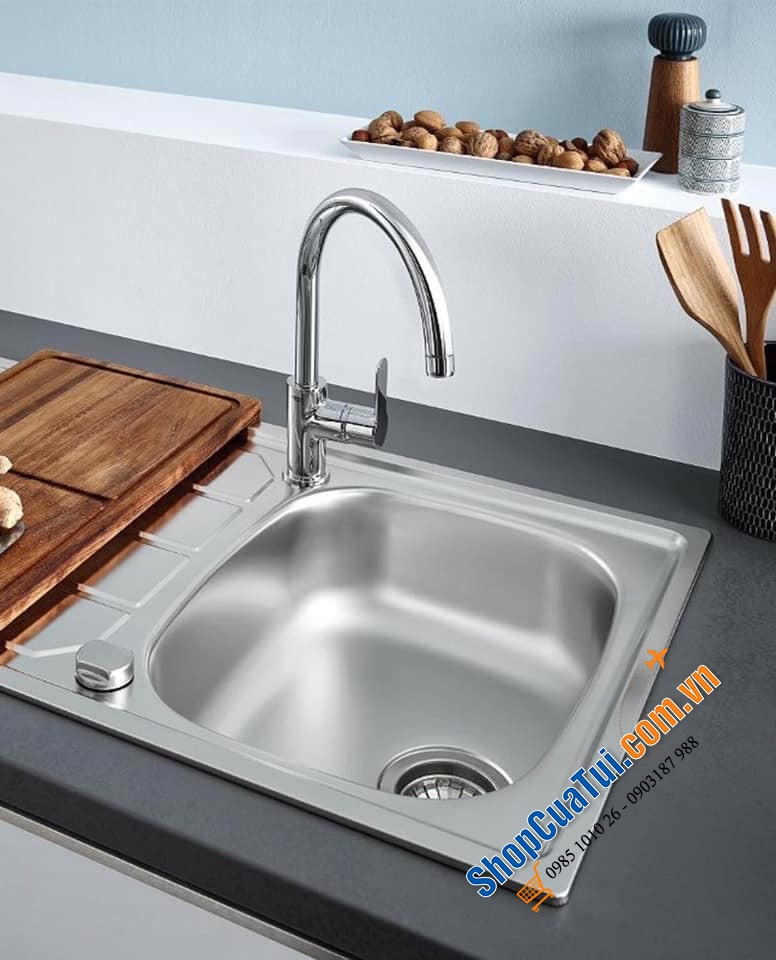 Vòi bếp Grohe BauEdge - hàng nội địa Đức sản xuất tại Bồ Đào Nha.