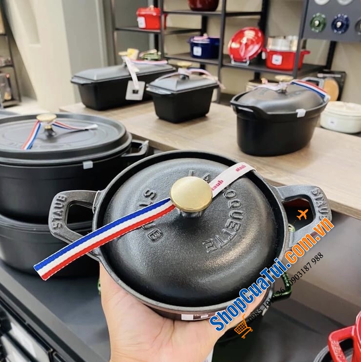 STAUB DÁNG QUAI VỂNH 12 CM - Made in France.