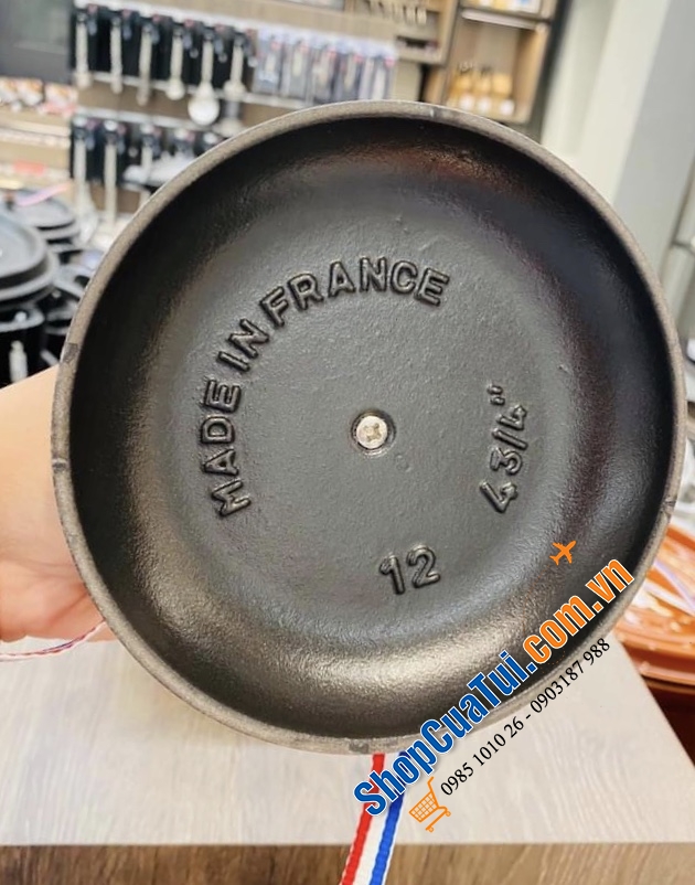 STAUB DÁNG QUAI VỂNH 12 CM - Made in France.
