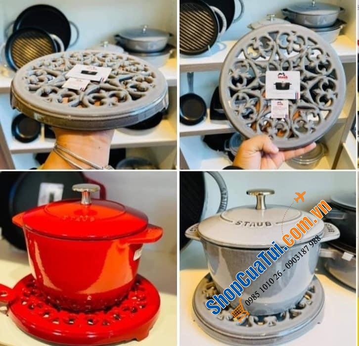 LÓT NỒI GANG STAUB.