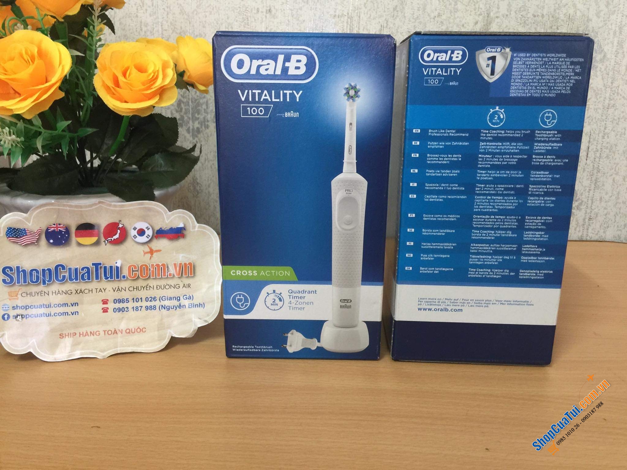 BÀN CHẢI ĐIỆN ORAL-B VITALITY 100.