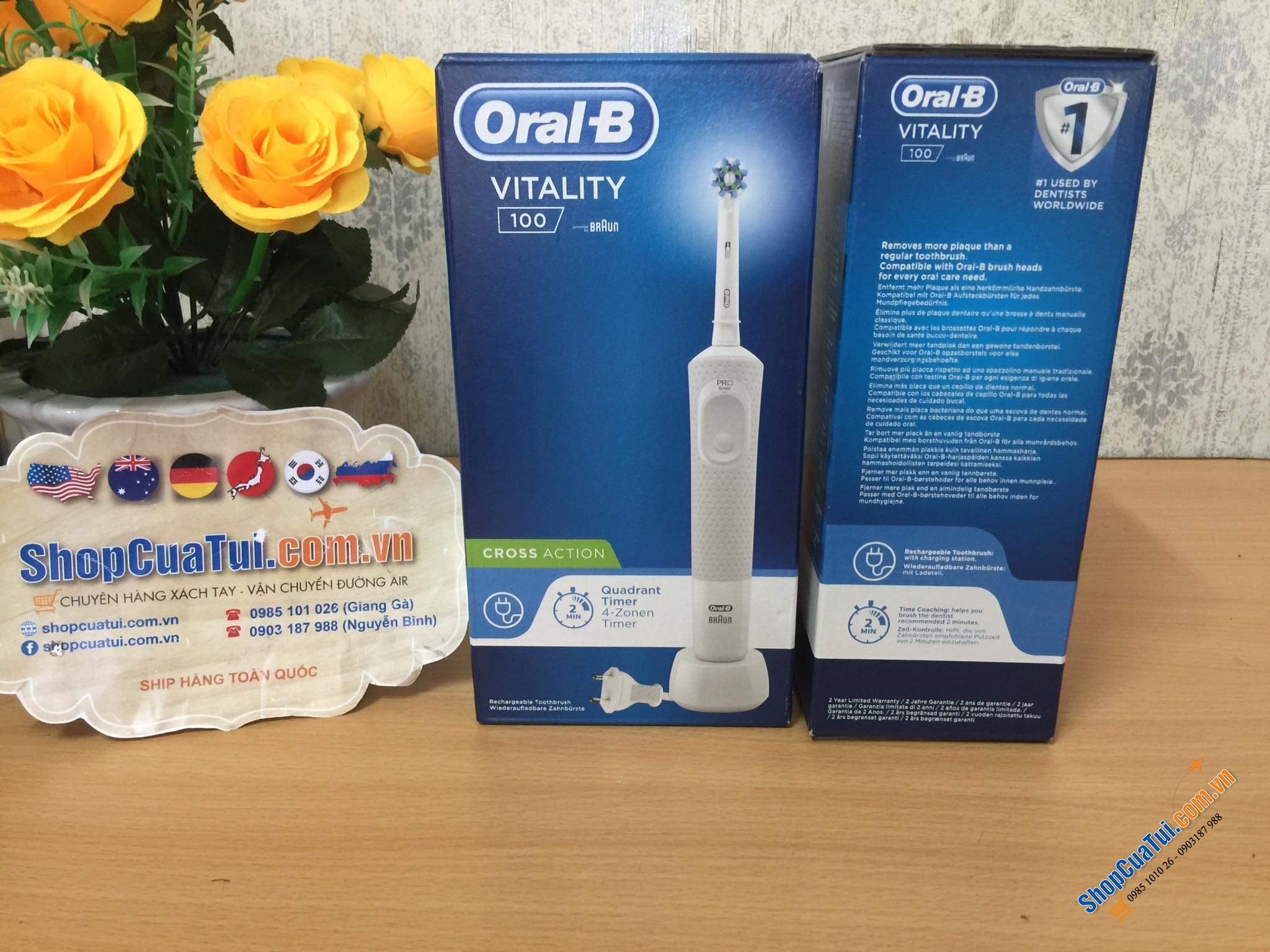 BÀN CHẢI ĐIỆN ORAL-B VITALITY 100.