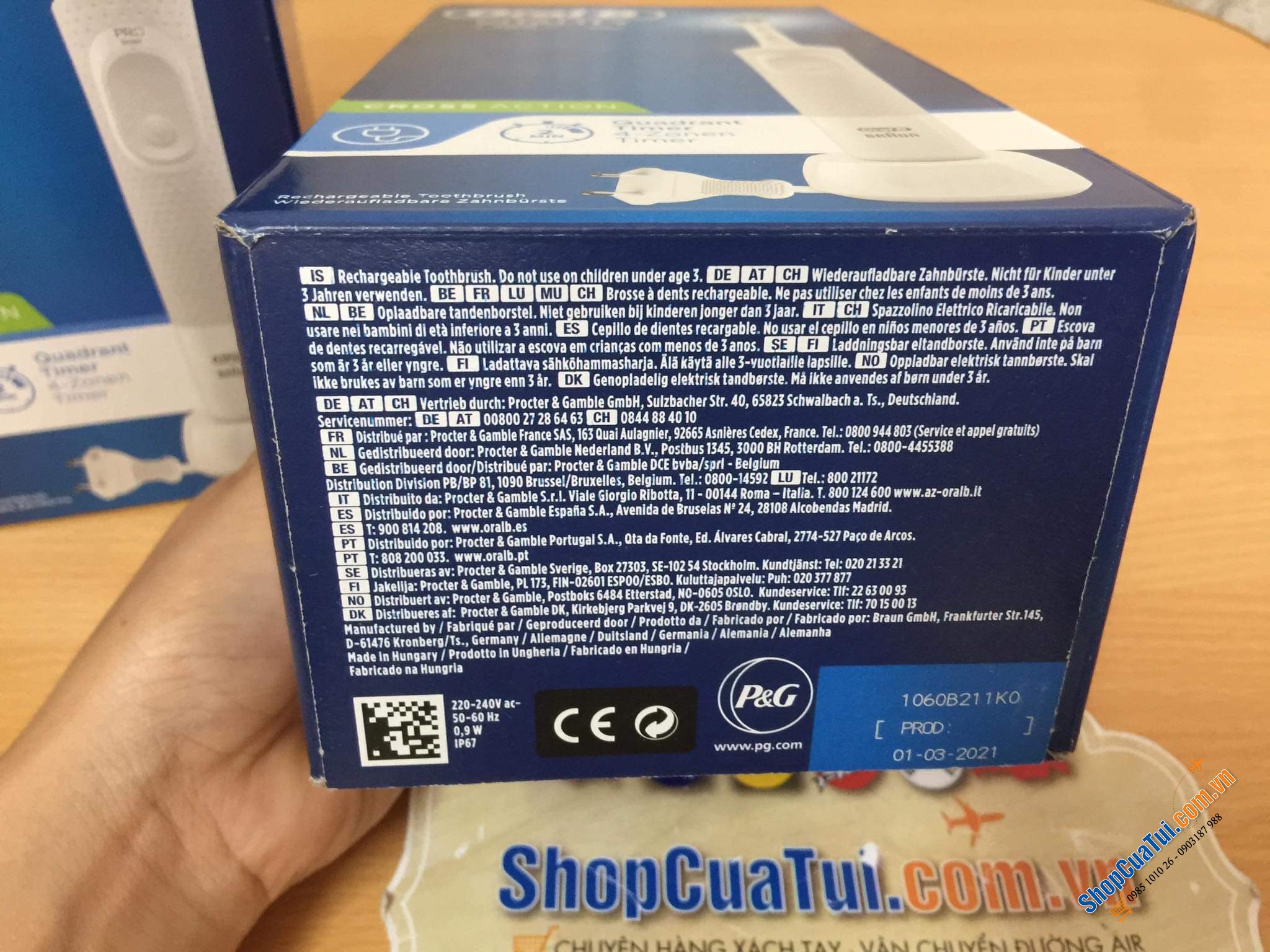 BÀN CHẢI ĐIỆN ORAL-B VITALITY 100.