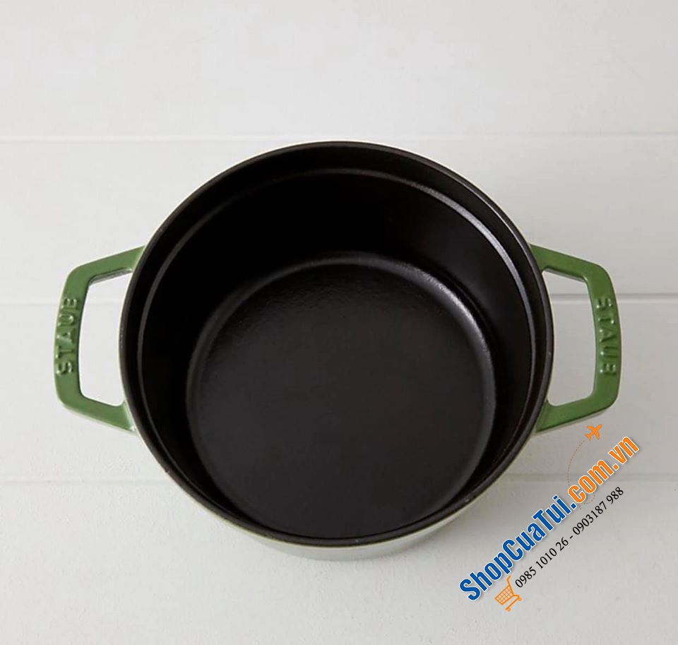 NỒI GANG Staub TOMORROWLAND 20 CM - MÀU XANH LÁ MẠ và MÀU XANH ĐẠI DƯƠNG.