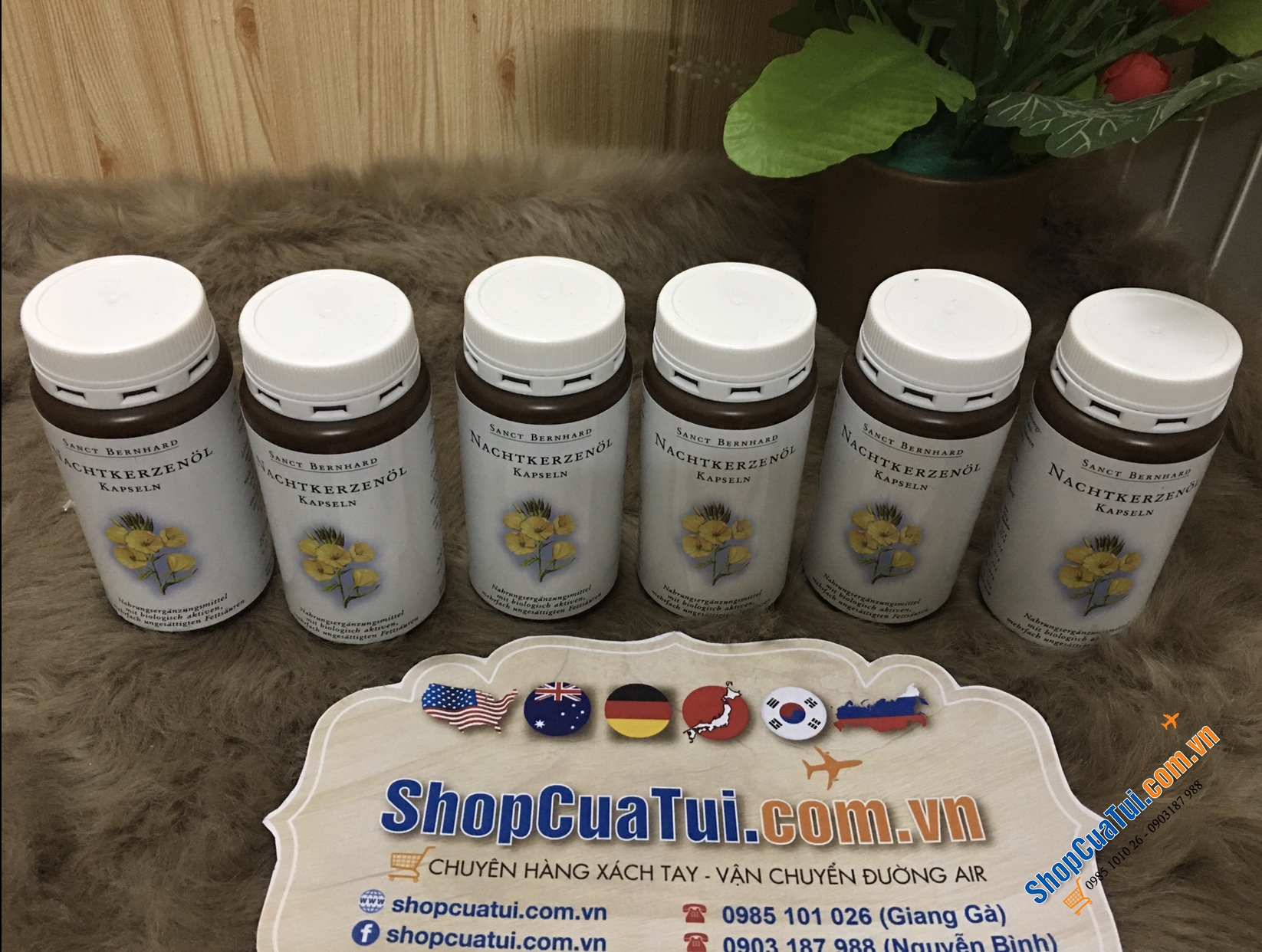 Tinh dầu hoa anh thảo của Đức hàm lượng 500mg - hộp 200 viên.