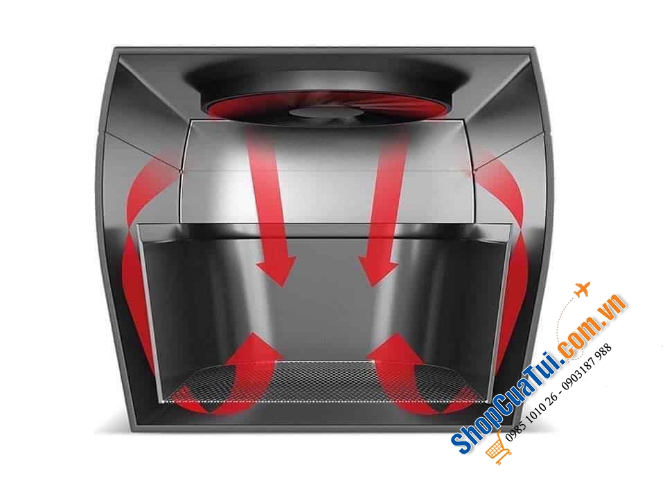 NỒI CHIÊN KHÔNG DẦU CASO AF400 - CỦA  ĐỨC chiên 1kg thực phẩm tương đương 3 lít - Tháo rời được phần maiso ở trên để vệ sinh vô cùng dễ dàng.