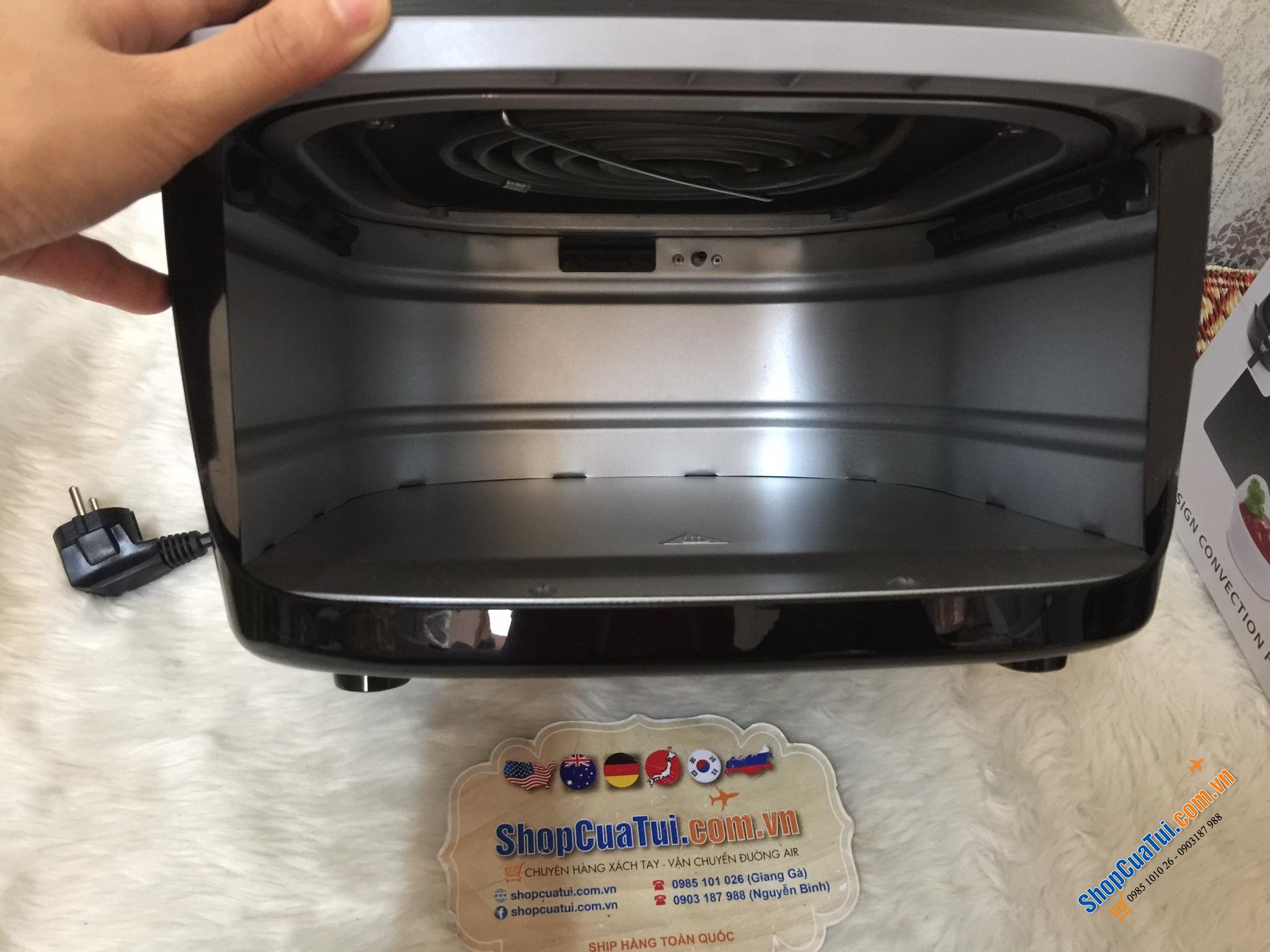 NỒI CHIÊN KHÔNG DẦU CASO AF400 - CỦA  ĐỨC chiên 1kg thực phẩm tương đương 3 lít - Tháo rời được phần maiso ở trên để vệ sinh vô cùng dễ dàng.