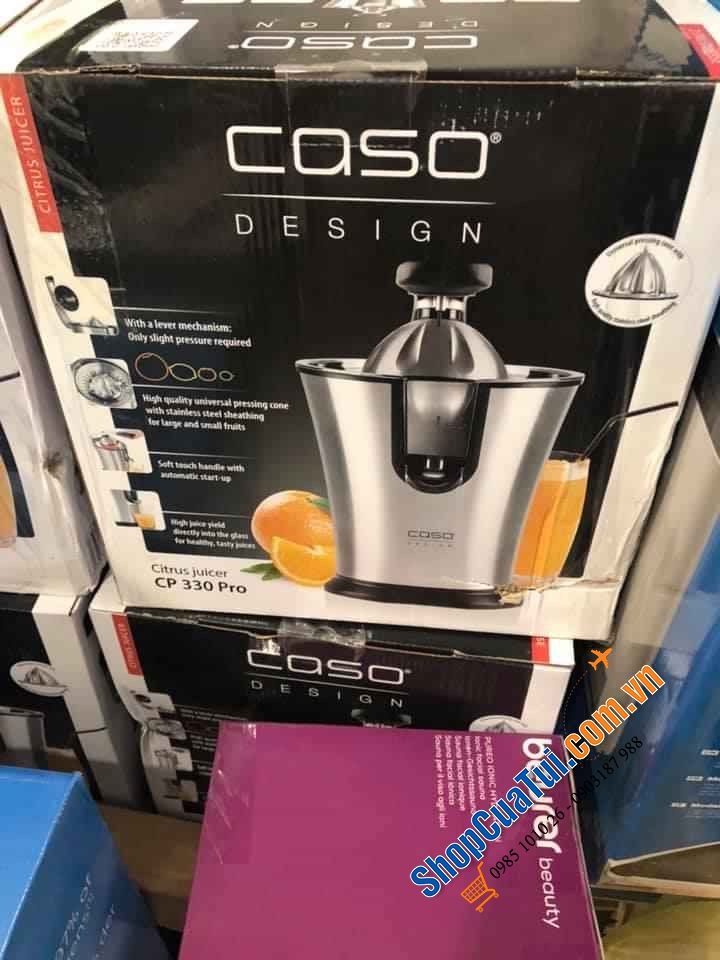 Máy vắt cam Caso CP 330 Pro siêu xịn nón ép inox