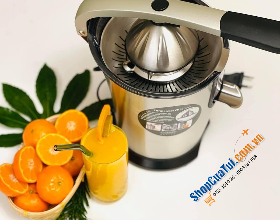 Máy vắt cam Caso CP 330 Pro siêu xịn nón ép inox