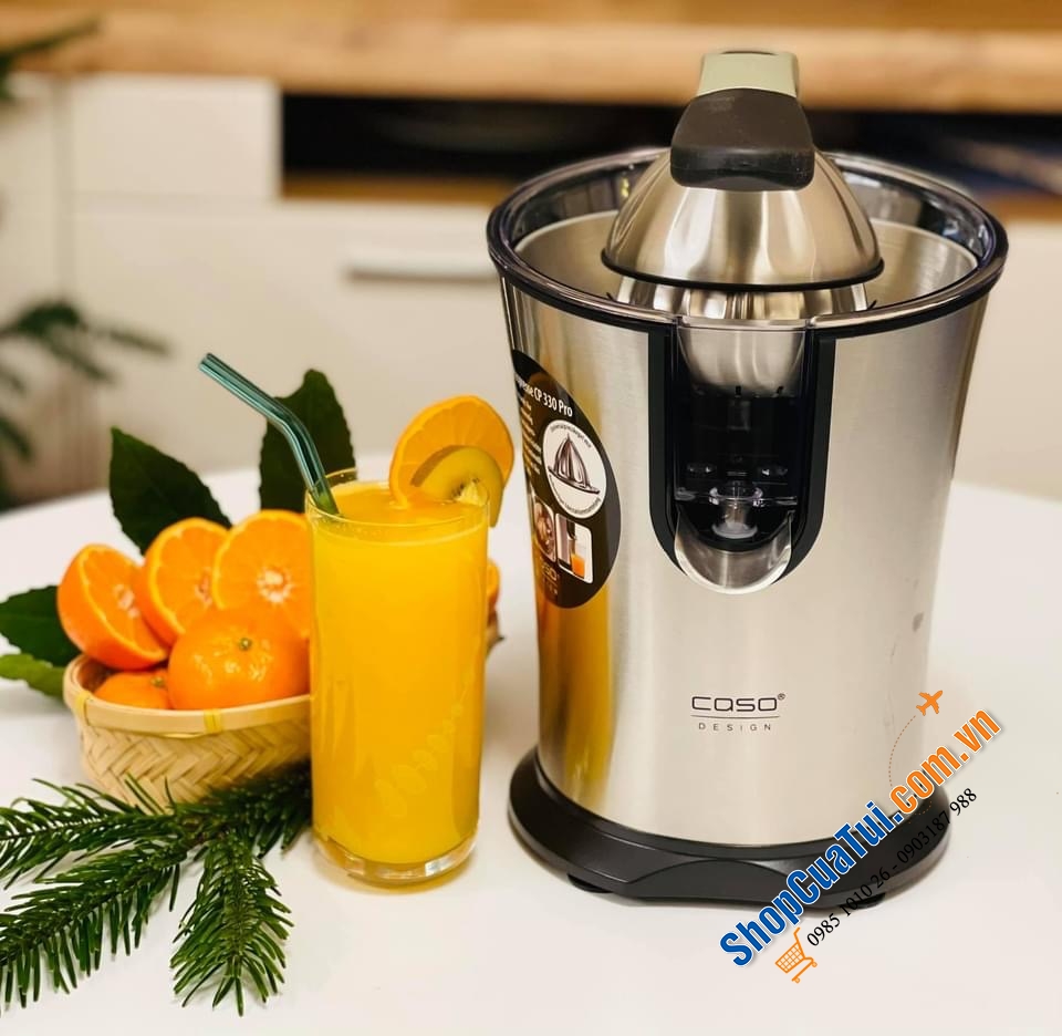 Máy vắt cam Caso CP 330 Pro siêu xịn nón ép inox