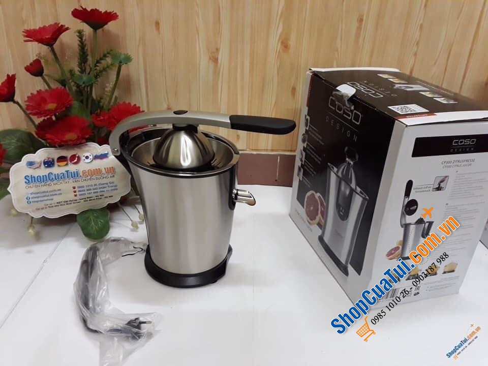 Máy vắt cam Caso CP 330 Pro siêu xịn nón ép inox