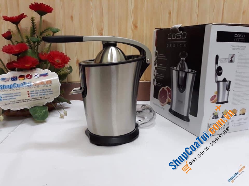 Máy vắt cam Caso CP 330 Pro siêu xịn nón ép inox