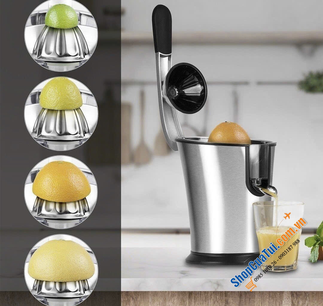 Máy vắt cam Caso CP 330 Pro siêu xịn nón ép inox