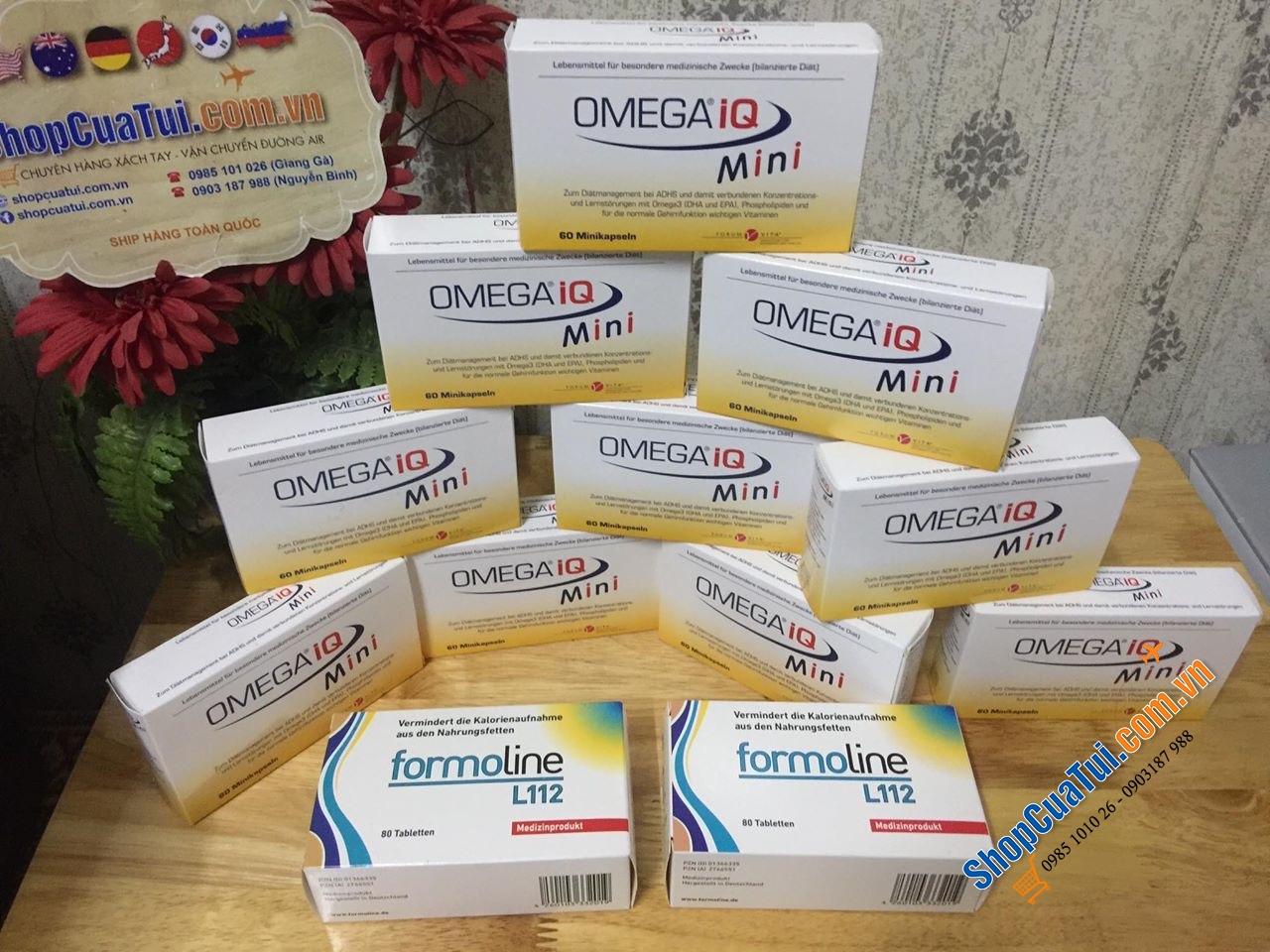 OMEGA iQ Mini 60 viên- VIÊN UỐNG CHO TRẺ TỰ KỶ, TĂNG ĐỘNG, GIẢM TẬP TRUNG - HÀNG ĐỨC