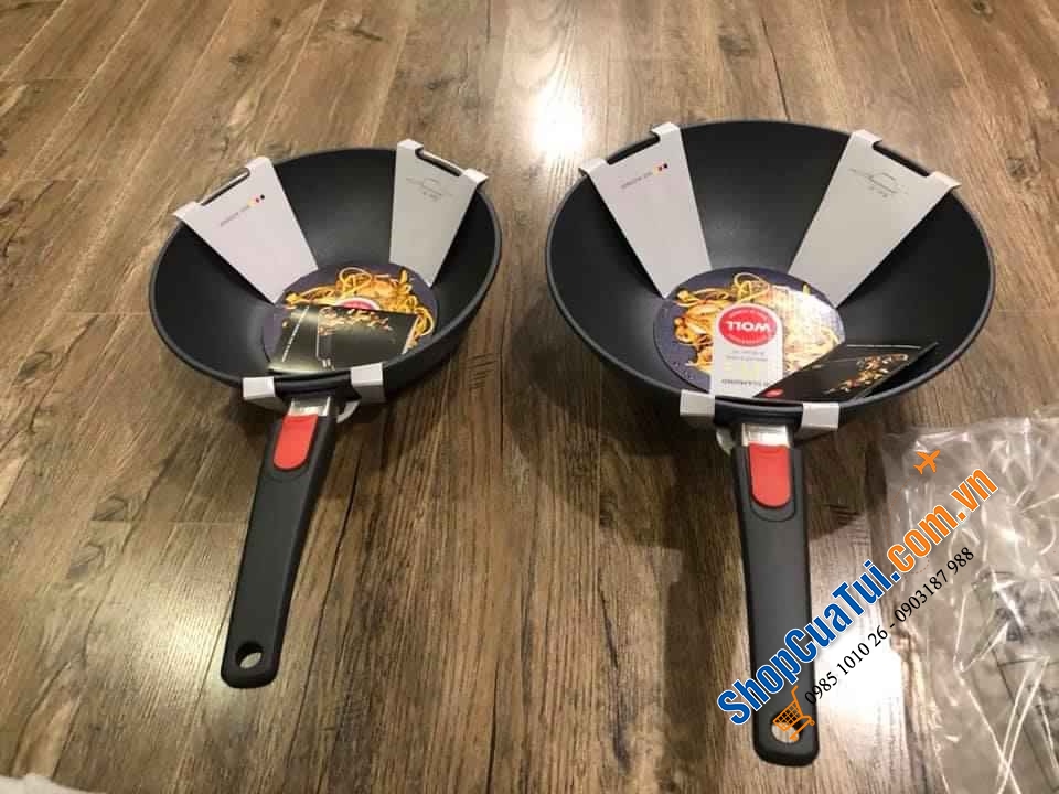 CHẢO SÂU LÒNG WOLL Diamond lite wok and stir fry pans 26cm-30cm cực kì hịn