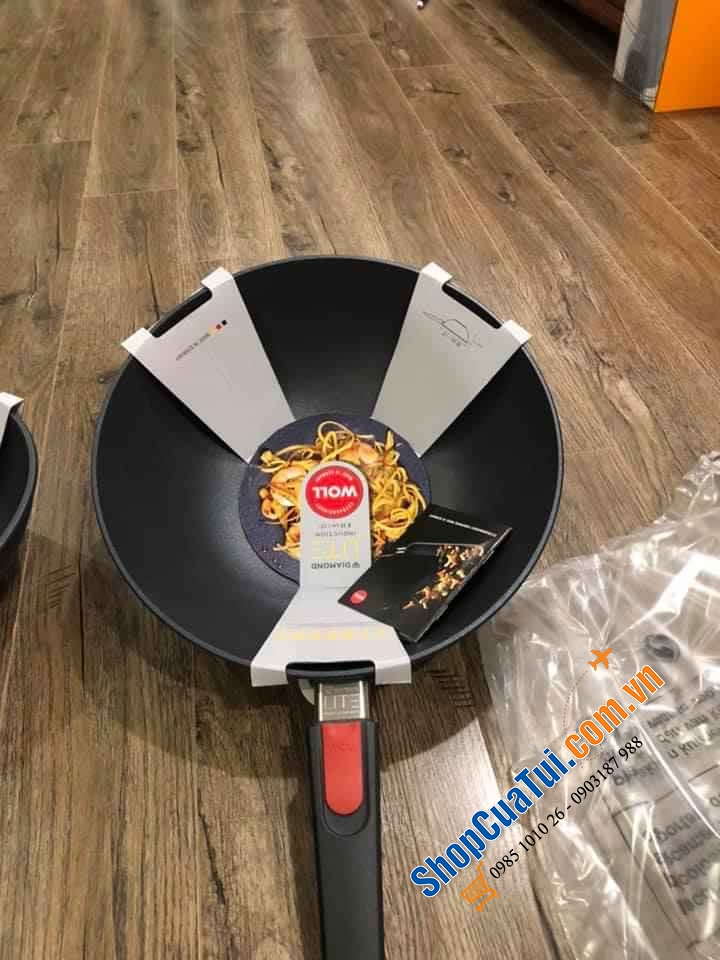 CHẢO SÂU LÒNG WOLL Diamond lite wok and stir fry pans 26cm-30cm cực kì hịn