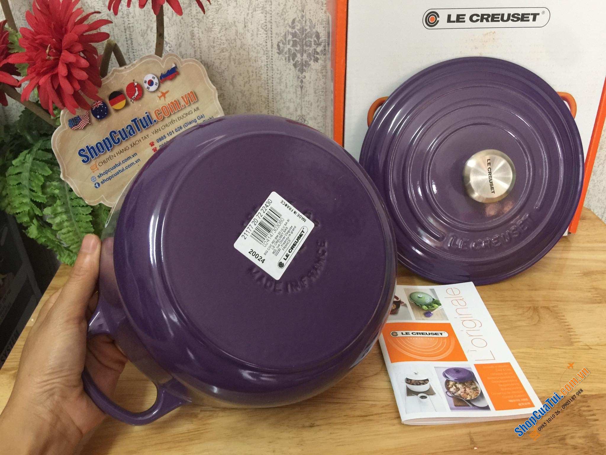 NỒI LE CREUSET TÍM 20CM