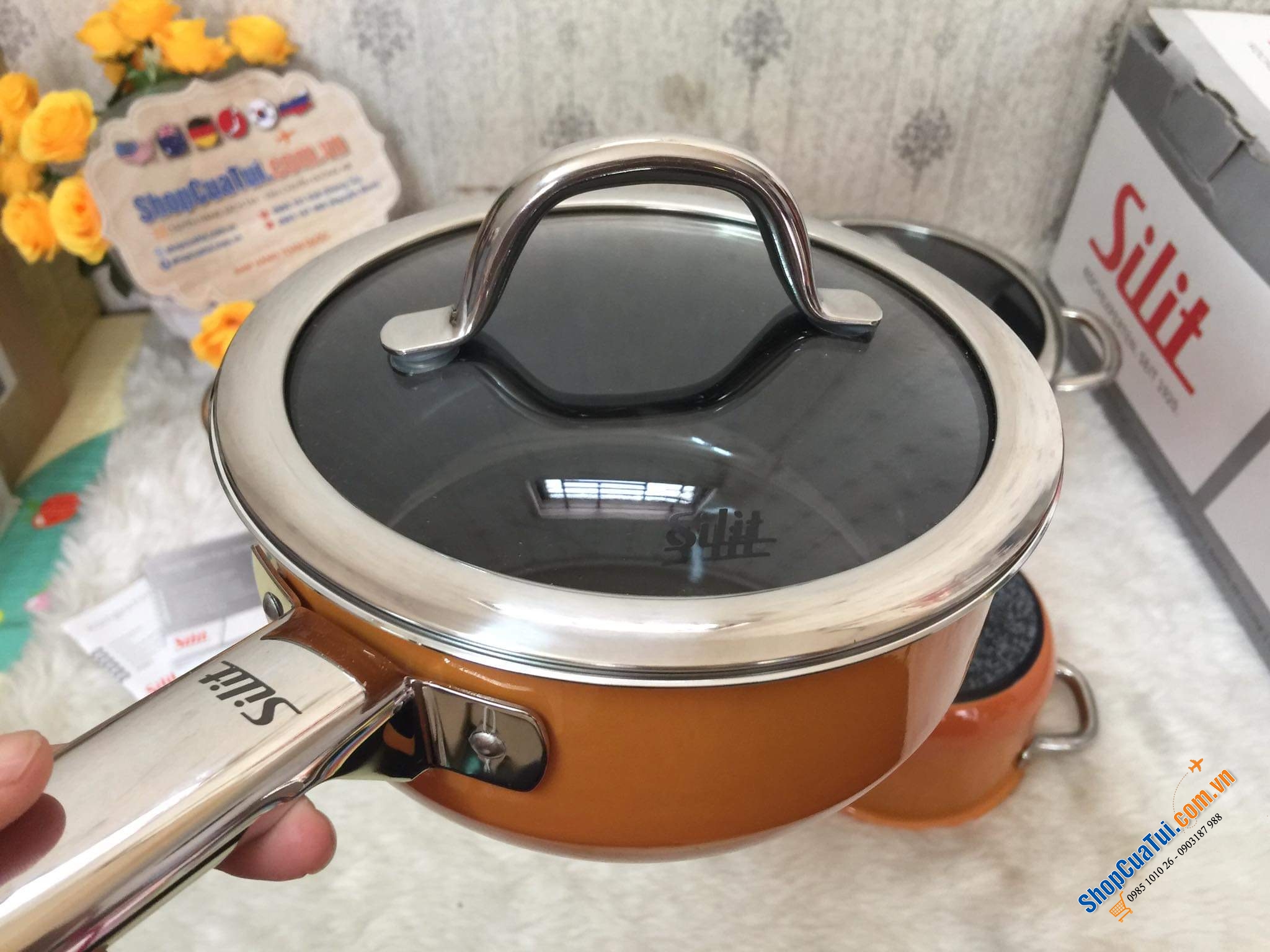 Bộ nồi Silit Passion Orange (màu cam) made in Germany
