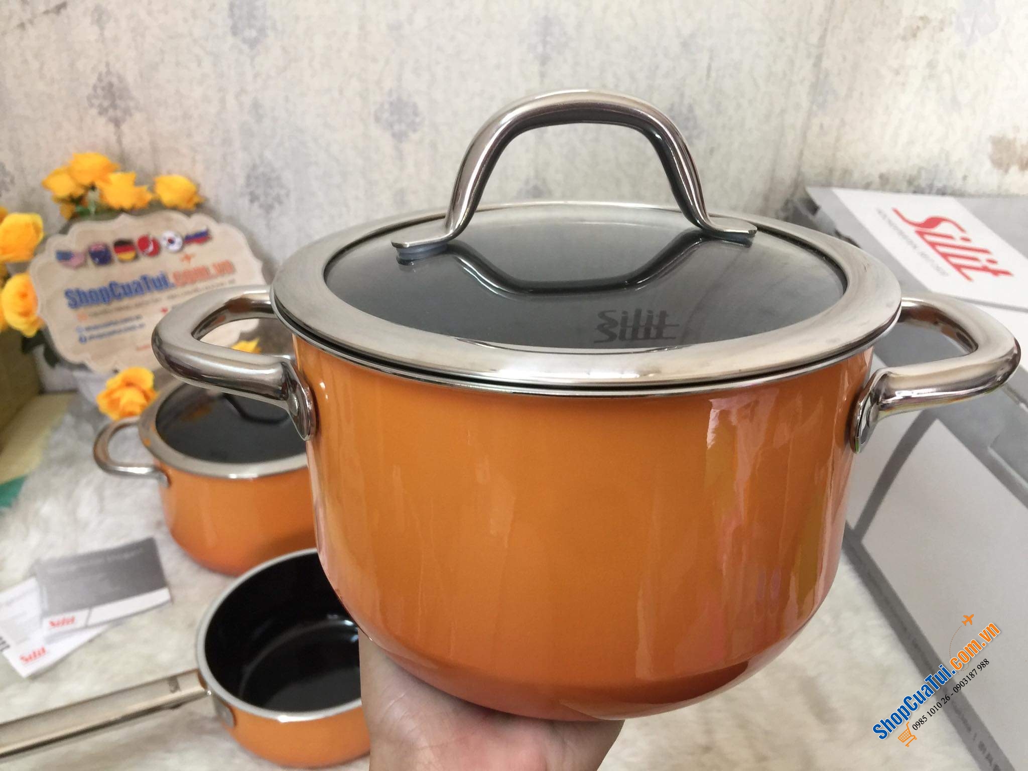 Bộ nồi Silit Passion Orange (màu cam) made in Germany