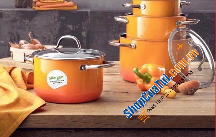Bộ nồi Silit Passion Orange (màu cam) made in Germany