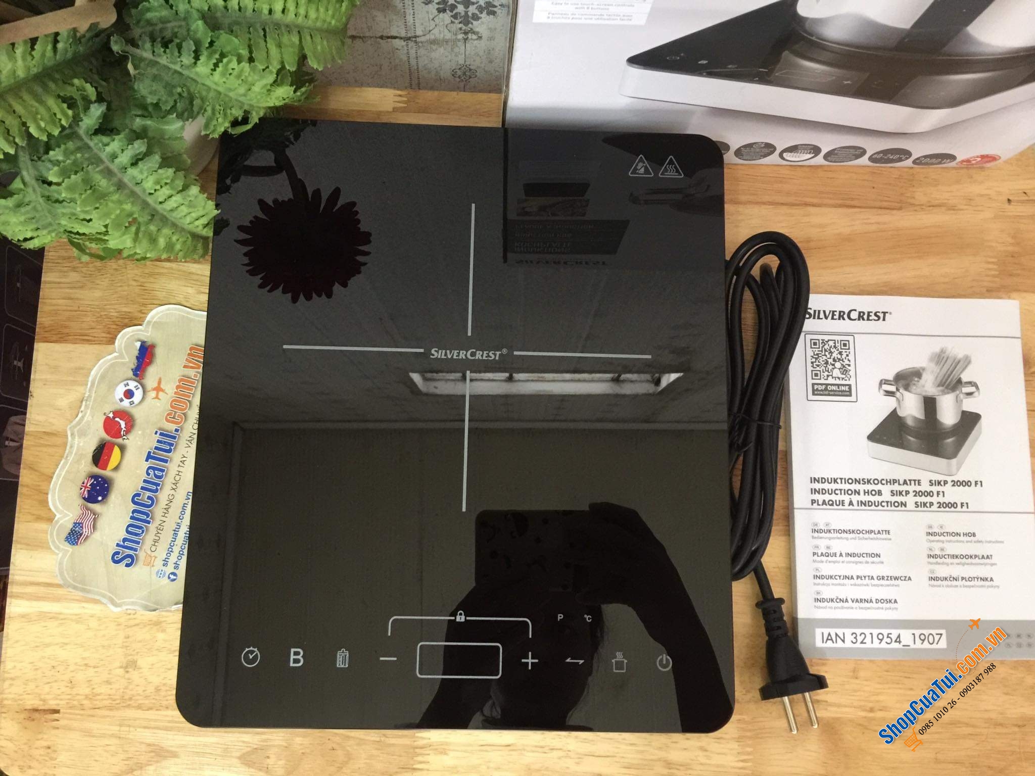 BẾP TỪ ĐƠN SILVERCREST - PHIÊN BẢN CẢM ỨNG MỚI NHẤT.