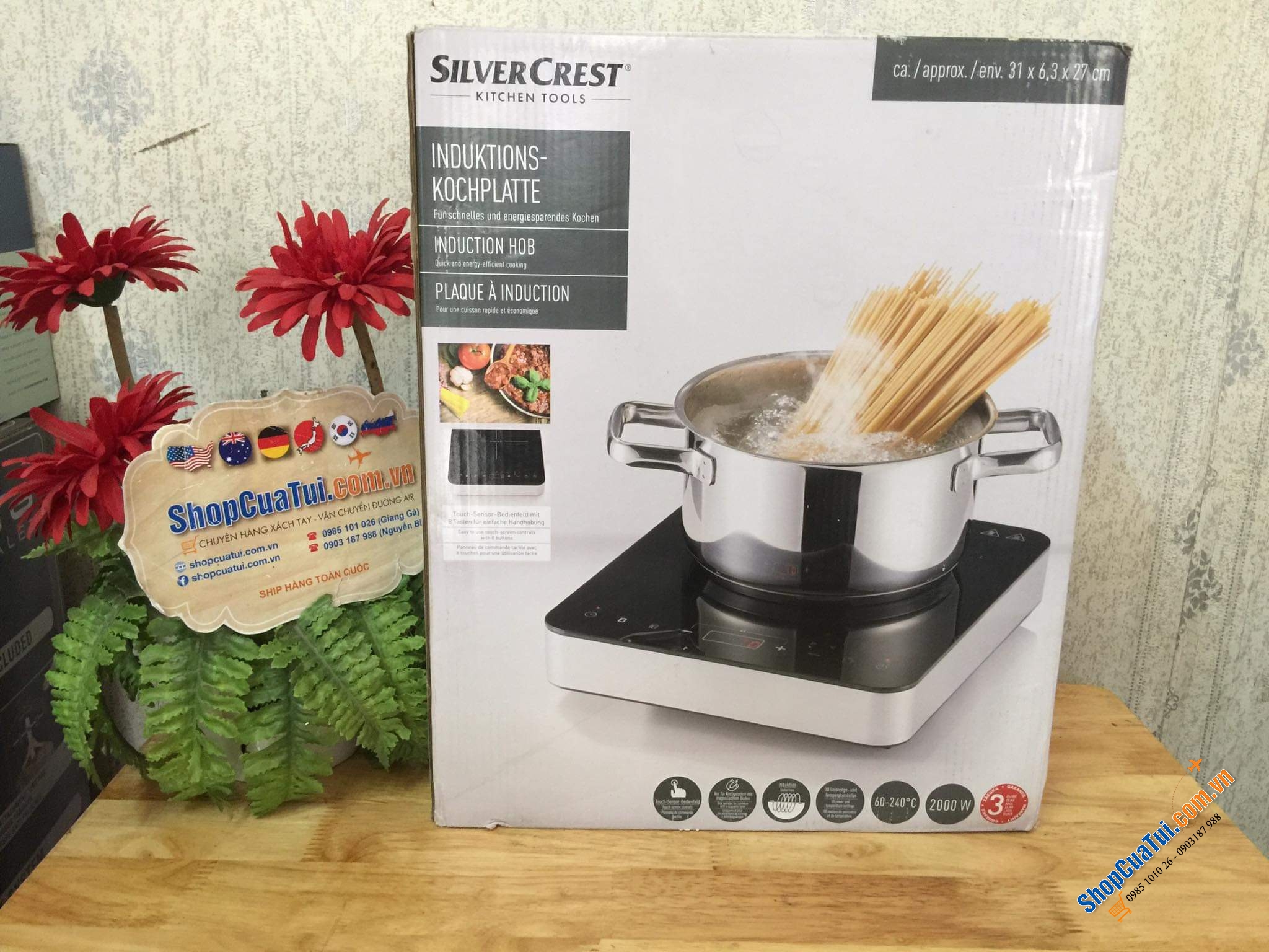 BẾP TỪ ĐƠN SILVERCREST - PHIÊN BẢN CẢM ỨNG MỚI NHẤT.