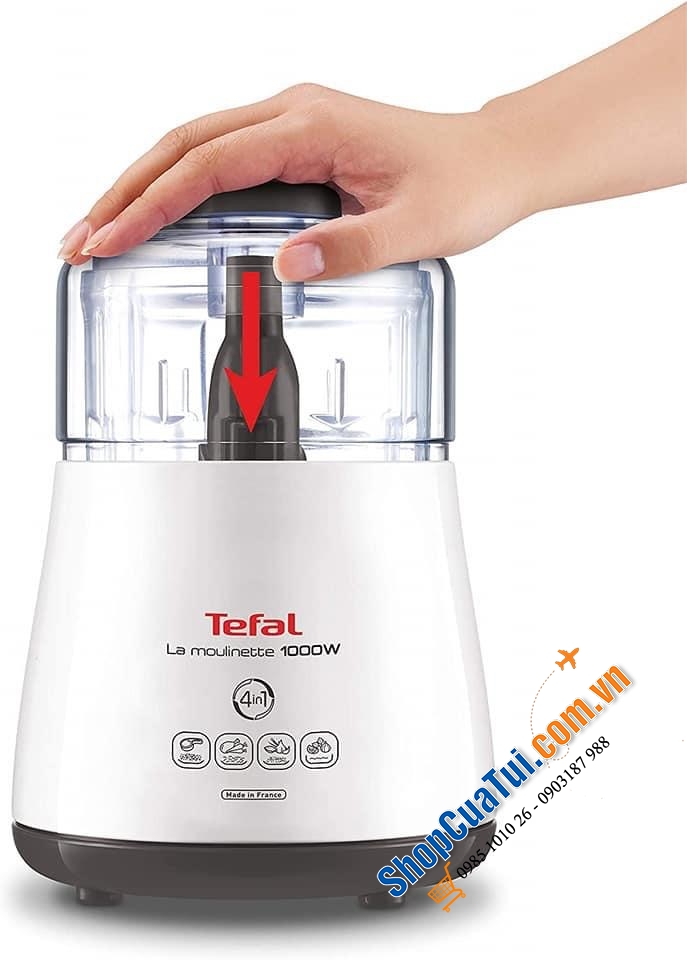 Máy xay thịt Tefal DPA130 - Máy xay thịt cá rau đa năng Tefal DPA 130 công suất 1000W cực khỏe, hàng xịn xò