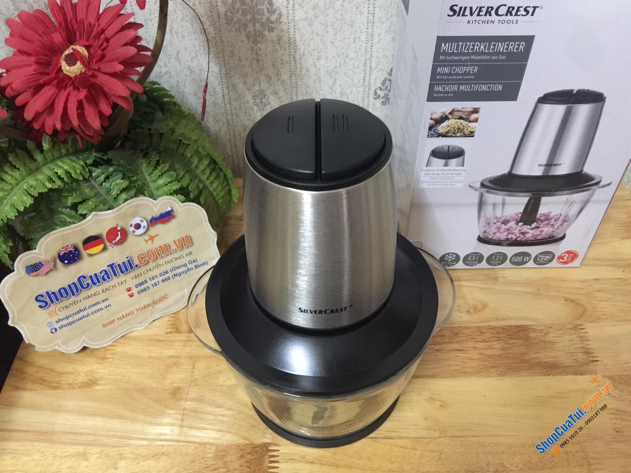 MÁY XAY THỊT SILVERCREST SMZE 500 A1