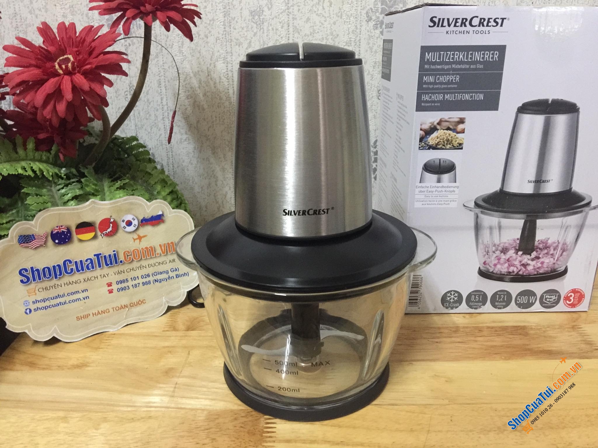 MÁY XAY THỊT SILVERCREST SMZE 500 A1