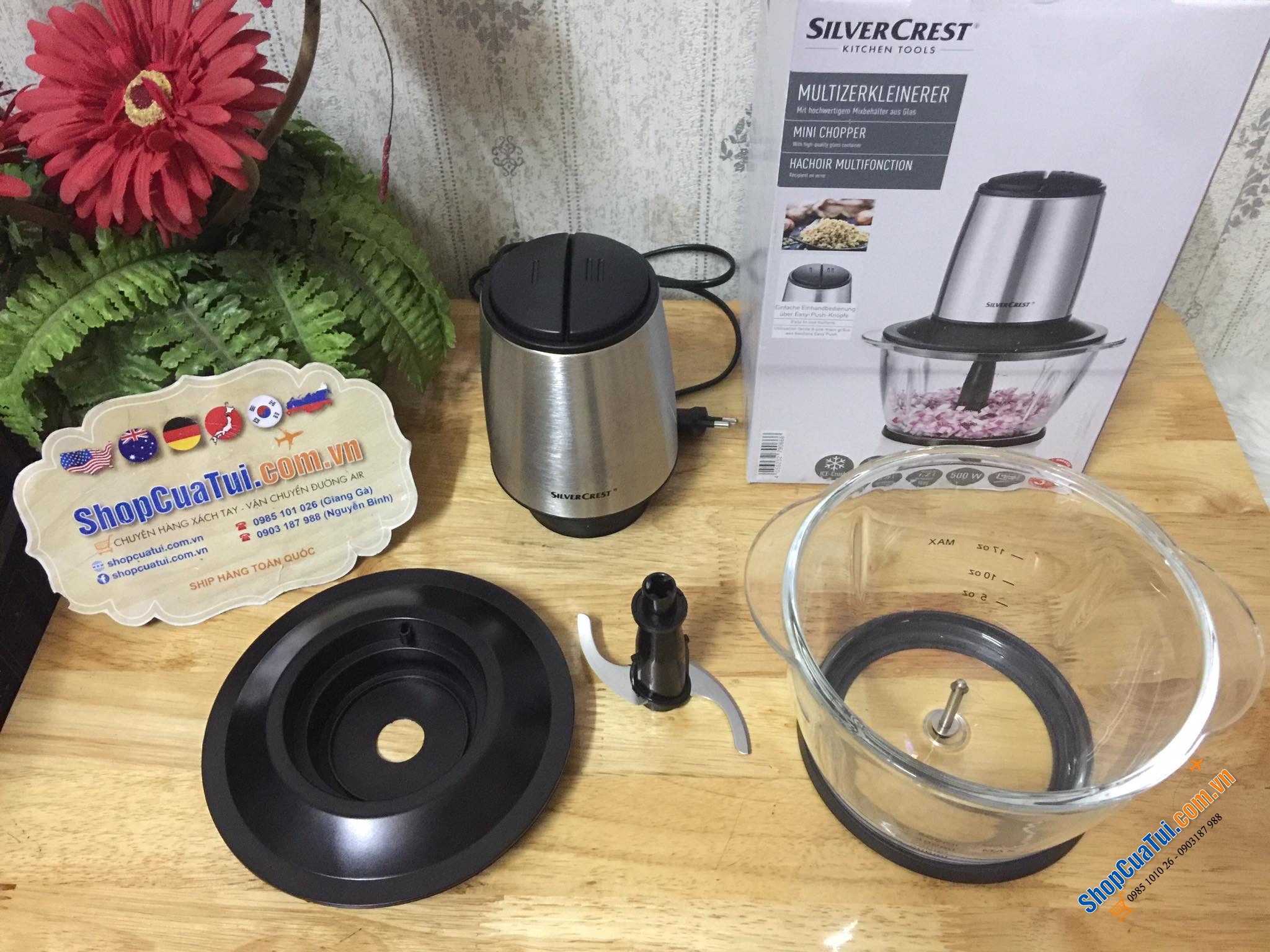 MÁY XAY THỊT SILVERCREST SMZE 500 A1