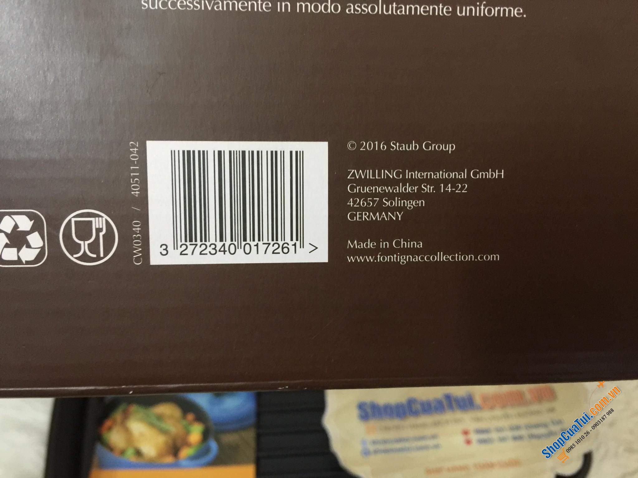 CHẢO GANG NƯỚNG FONTIGNAC BY ZWILLING.