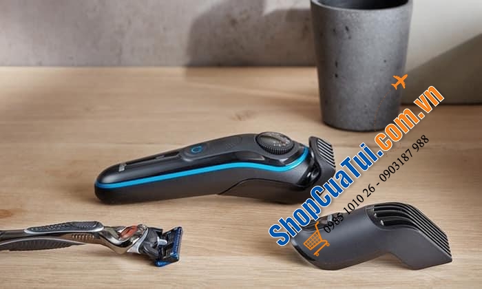 TRỌN BỘ CẠO RÂU BRAUN BT3040 - TẶNG KÈM DAO CẠO RÂU GILLETTE VÀ TÚI ĐỰNG