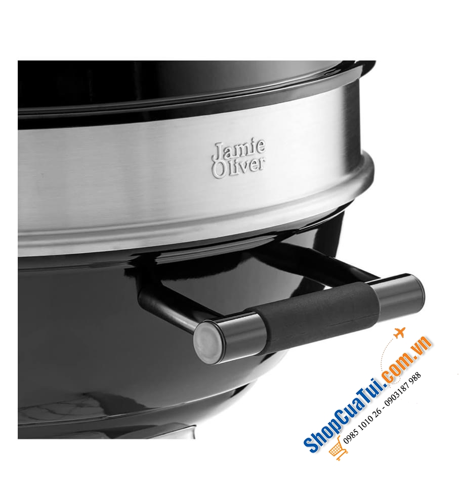 BẾP CÂY NƯỚNG THAN HOA TEFAL JAIM OLIVER NGOÀI TRỜI.