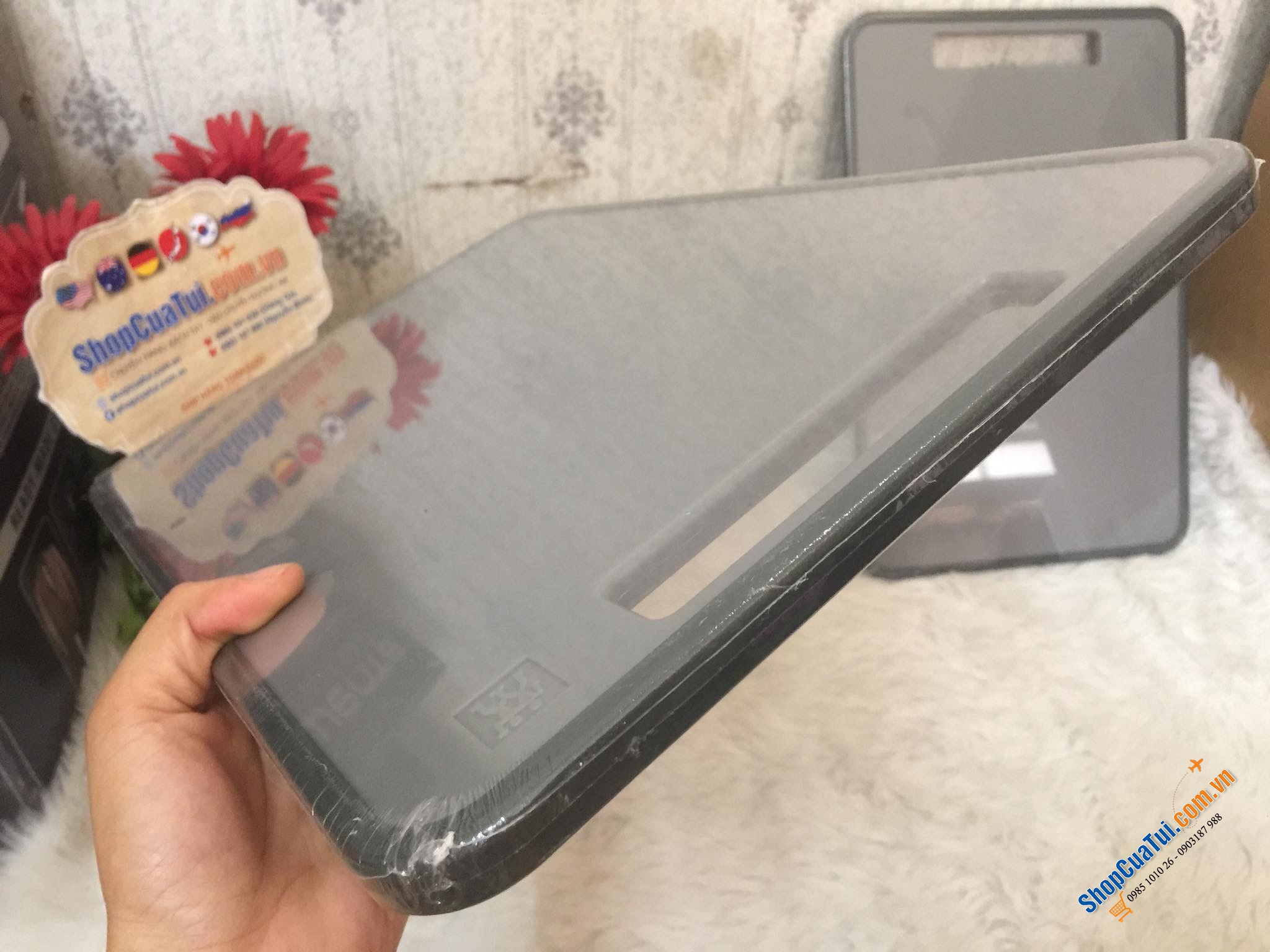 Thớt kháng khuẩn cao cấp Zwilling - Đức Size TO thái thoải mái hơn 38,5 x 25 x 1,3 cm.
