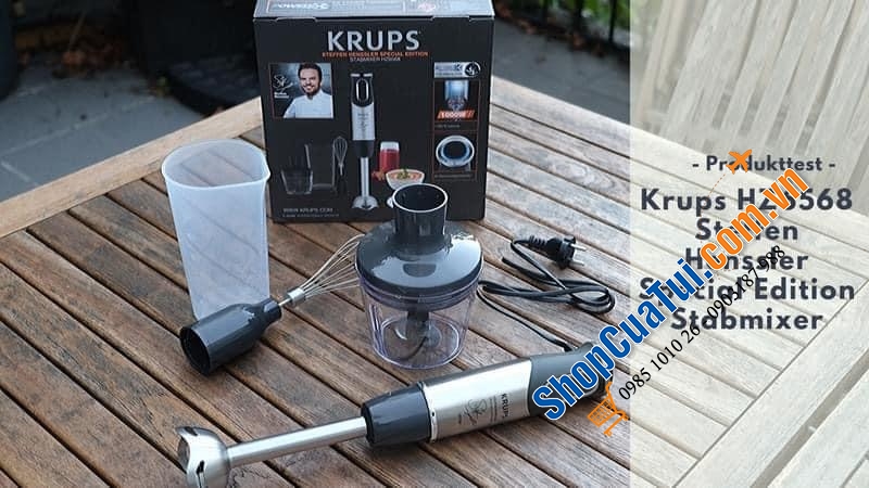 TRỌN BỘ XAY CẦM TAY KRUPS HZ6568.