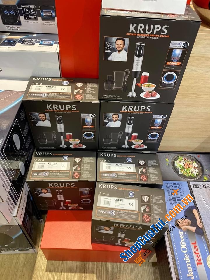 TRỌN BỘ XAY CẦM TAY KRUPS HZ6568.