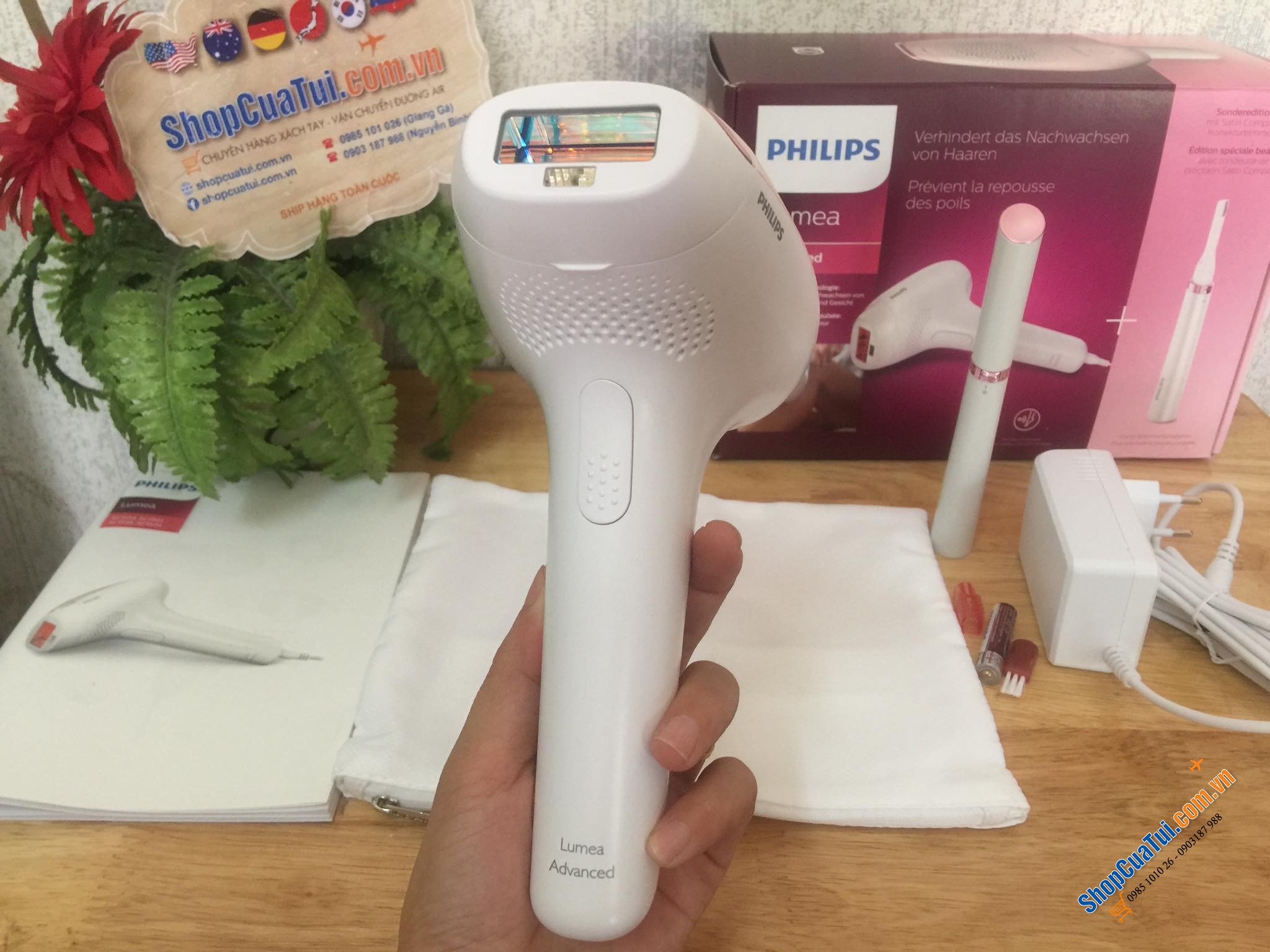 MÁY TRIỆT LÔNG Philips Lumea Advanced IPL BRI920/00 - Chuyên gia công nghệ IPL tại nhà, được phát triển với các bác sĩ da liễu