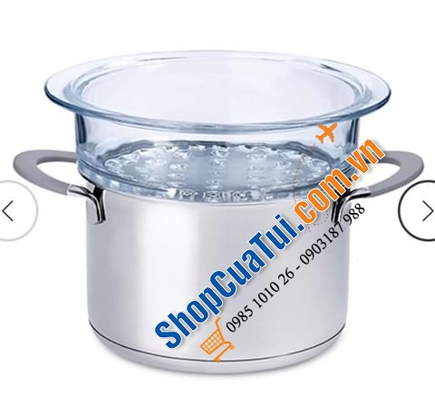 XỬNG HẤP THUỶ TINH BOROSILIKAT CAO CẤP 20 CM.