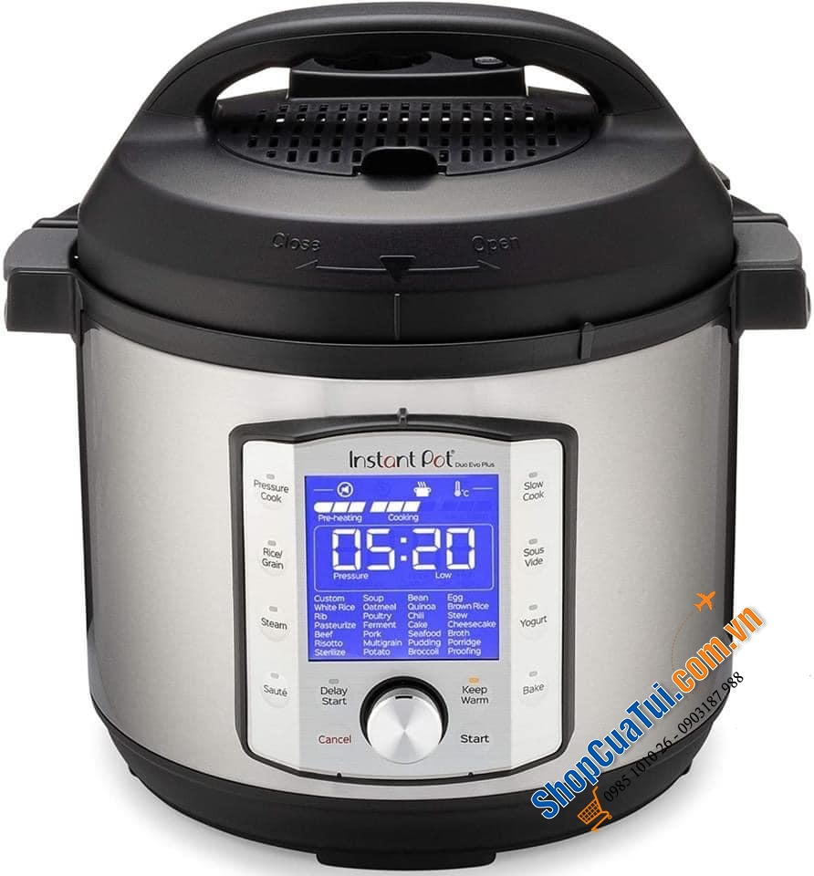 Mẫu nồi áp suất điện mới nhất tại Đức - Instant Pot Duo Evo Plus 10-in-1.