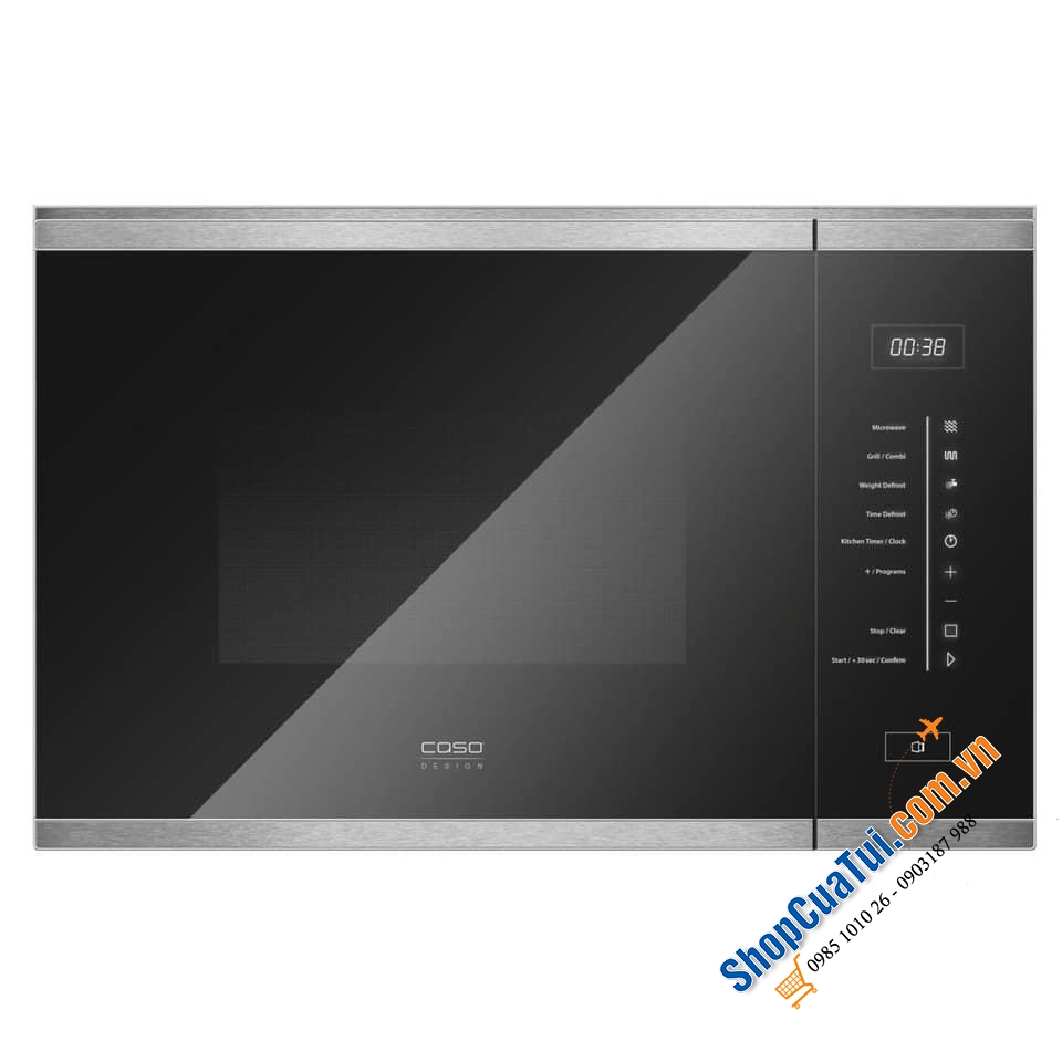 LÒ VI SÓNG KÈM NƯỚNG ÂM CASO EMGS 25