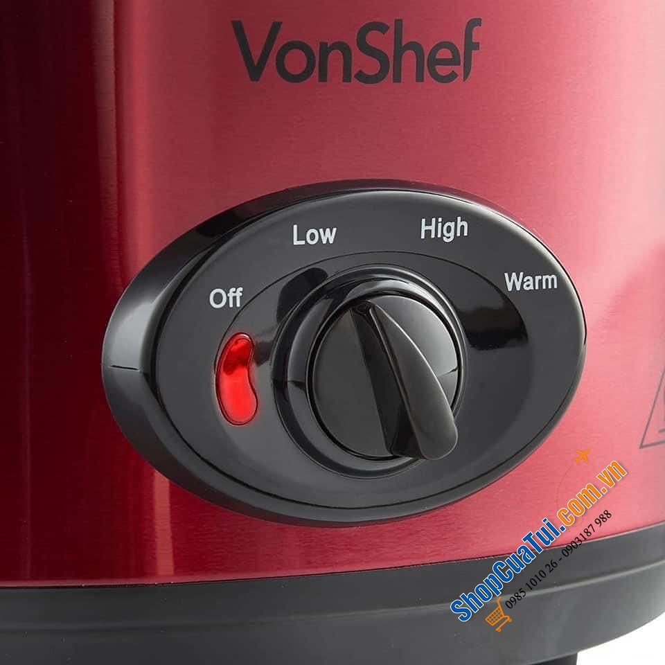 NỒI NẤU CHẬM VONSHEL 3,5l