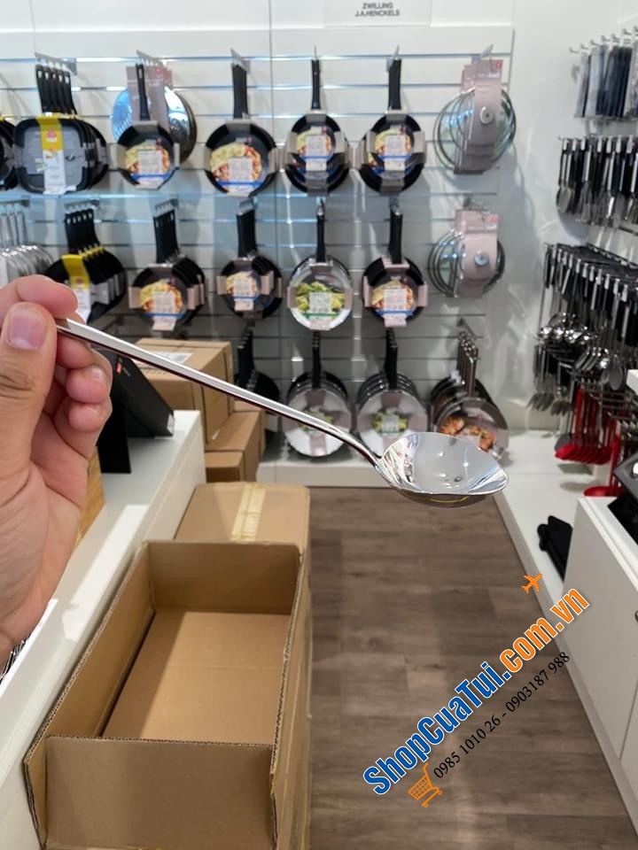 THÌA MÚC SỐT - NƯỚC CHẤM ZWILLING. - cán trơn 15cm