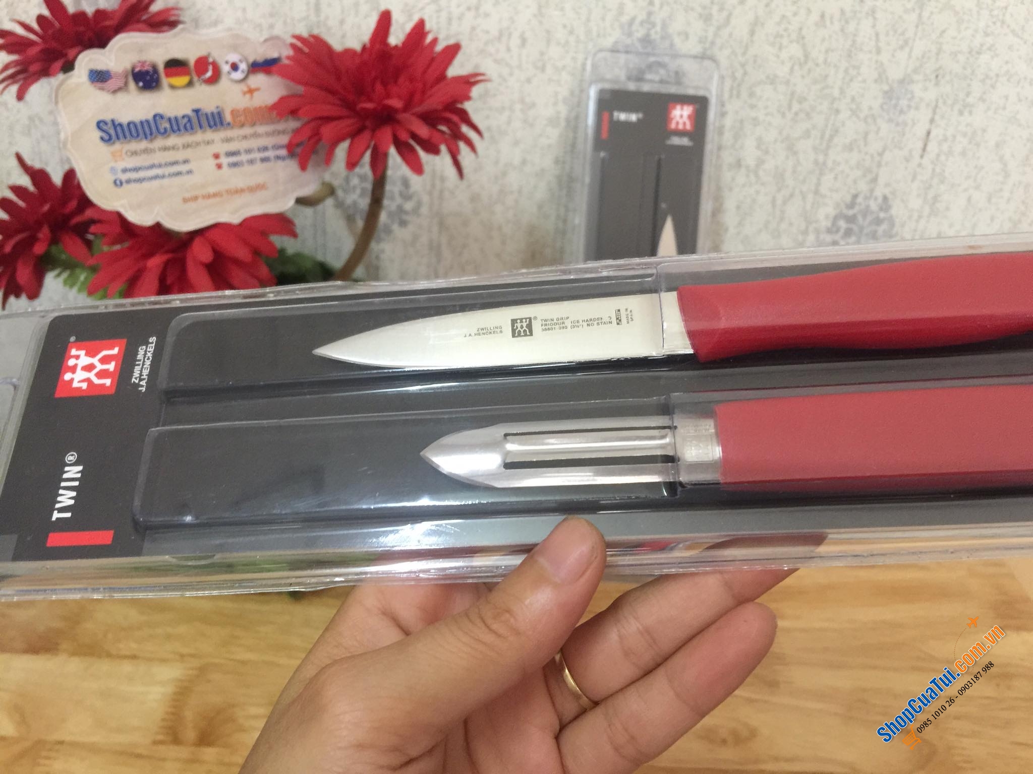 SET DAO GỌT TỈA KÈM NẠO ZWILLING