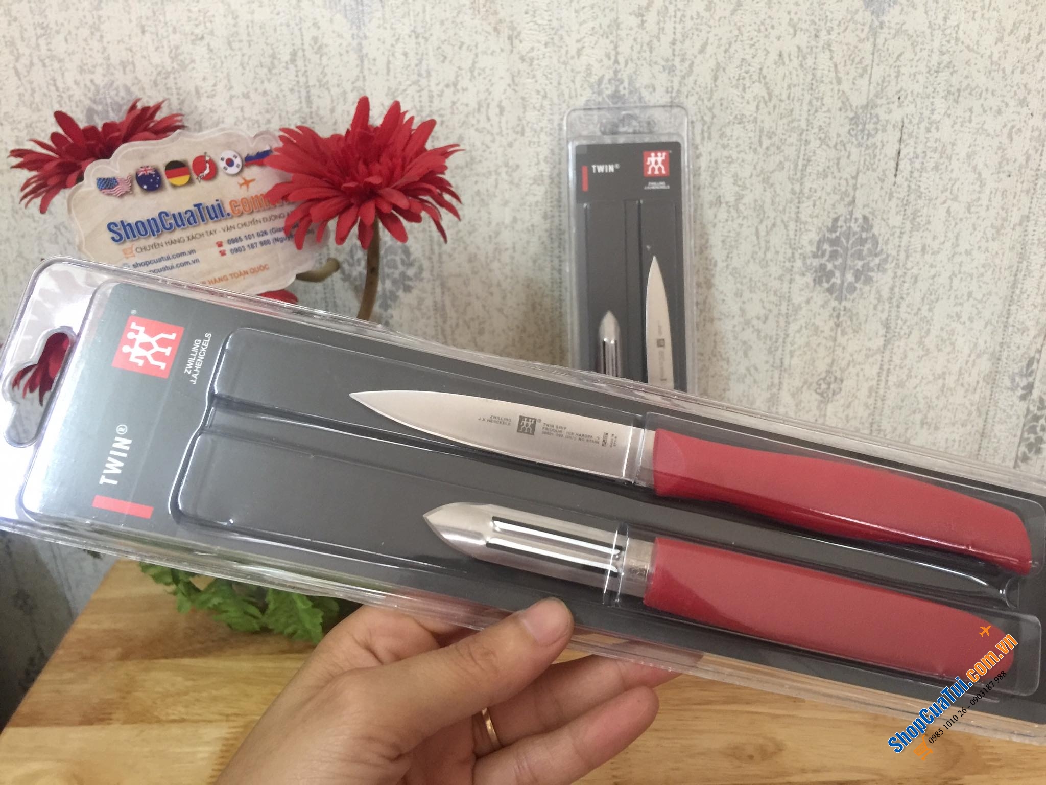 SET DAO GỌT TỈA KÈM NẠO ZWILLING