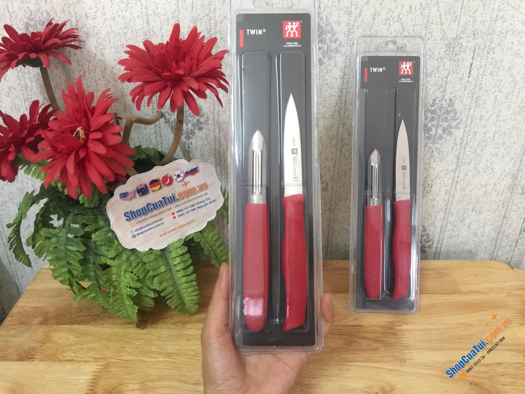 SET DAO GỌT TỈA KÈM NẠO ZWILLING