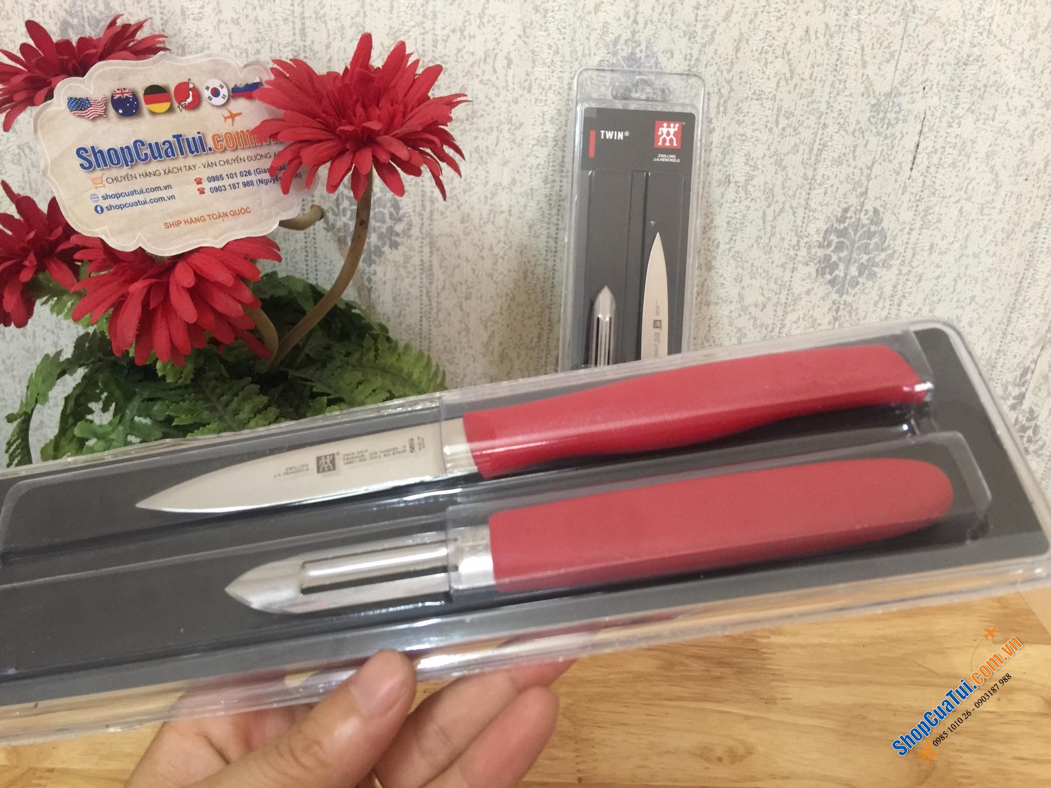 SET DAO GỌT TỈA KÈM NẠO ZWILLING