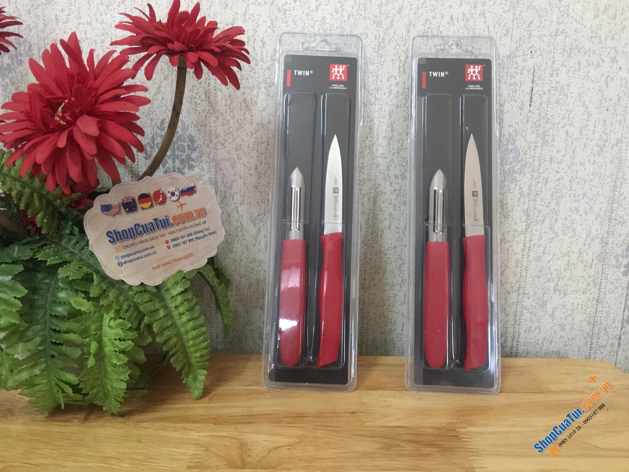 SET DAO GỌT TỈA KÈM NẠO ZWILLING